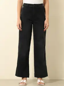 U.S. Polo Assn. Women Wide Leg High-Rise Stretchable Jeans