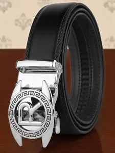 The Roadster Lifestyle Co. Men Alphabet Letter Autlock Buckle Belt