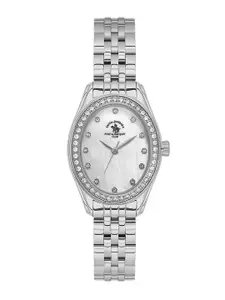 SANTA BARBARA POLO & RACQUET CLUB Women Stainless Steel Analogue Watch