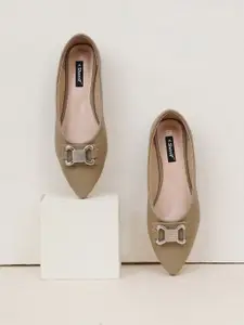 Sherrif Shoes Embellished Mules Flats