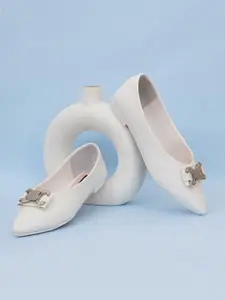 Sherrif Shoes Embellished Mules Flats