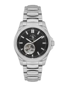 SANTA BARBARA POLO & RACQUET CLUB Men Stainless Steel Bracelet Style Straps Analogue Watch