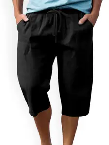 StyleCast x Revolte Men Mid-Rise Linen Shorts