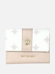 Van Heusen Woman Ethnic Motifs Printed Three Fold Wallet