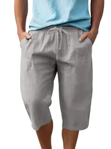 StyleCast x Revolte Men Solid Mid-Rise Regular Fit Below Knee Shorts