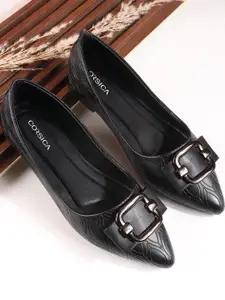 CORSICA Women Black Synthetic Patent Mary Janes