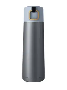 iSWEVEN Grey Single Stainless Steel Solid Double Wall Vacuum Water Bottle