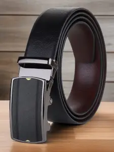 Provogue Men Textured Reversible Formal Belt