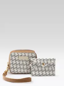 Van Heusen Women Printed Short Wallet with Flap Coin Pouch