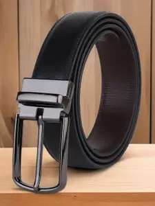 Provogue Men Textured Reversible Formal Belt