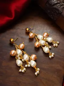 Anouk Artificial Beaded Contemporary Drop Earrings