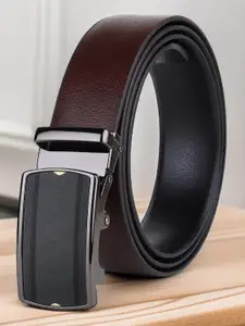 Provogue Men Textured Reversible Formal Belt