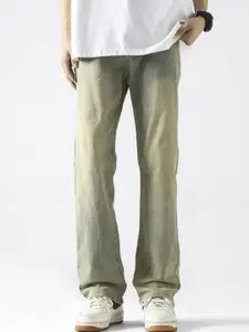 StyleCast x Revolte Men Regular Fit Mid-Rise Light Fade Jeans