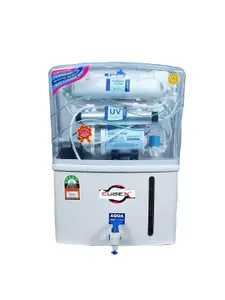 Cube X Transparent & White Water Purifier With Zinc Filter