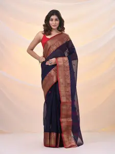 Arhi Woven Design Zari Pure Cotton Taant Saree