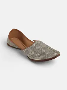 Mochi Men Woven Design Ethnic Mojaris