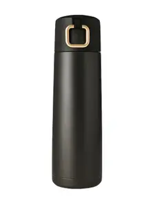 iSWEVEN Black Single Stainless Steel Leak & Rust Proof Double Wall Vacuum Water Bottle