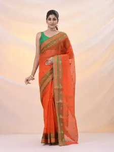 Arhi Woven Design Zari Pure Cotton Taant Saree