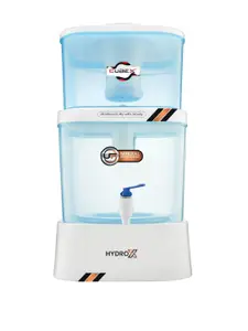 Cube X White & Blue Gravity-Based Water Purifier