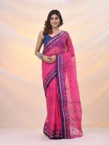 Arhi Woven Design Pure Cotton Taant Saree