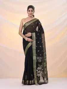 Arhi Woven Design Zari Silk Cotton Jamdani Saree