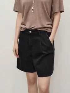 MANGO Women Pleated Jorts