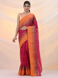 Arhi Woven Design Zari Pure Cotton Taant Saree