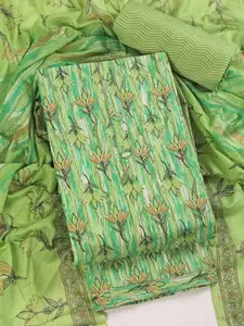 ASISA Floral Printed Pure Cotton Unstitched Dress Material