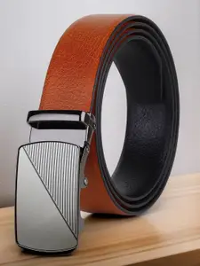 Provogue Men Textured Reversible Formal Belt