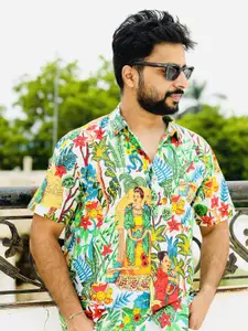 Kook N Keech Men Floral Printed Casual Shirt