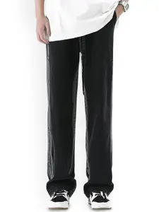 StyleCast x Revolte Men Wide Leg Mid-Rise Heavy Fade Jeans