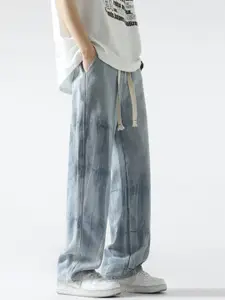 StyleCast x Revolte Men Straight Fit Mid-Rise Light Fade Jeans