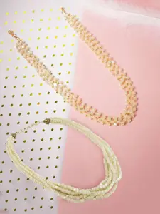 AMI Gold-Plated Layered Necklace