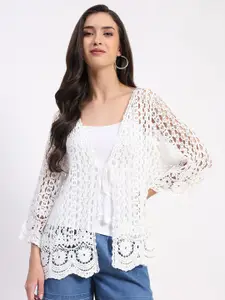 Global Republic Crochet Cotton  Shrug