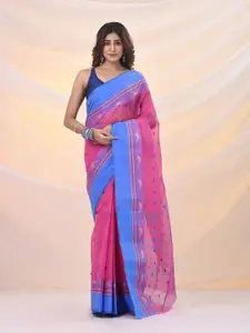 Arhi Woven Design Zari Pure Cotton Taant Saree