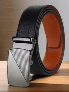 Provogue Men Textured Reversible Formal Belt