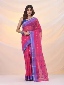 Arhi Woven Design Zari Pure Cotton Taant Saree