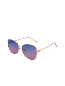 HASHTAG EYEWEAR Women Butterfly Sunglasses with Polarised Lens SEWA-1583012
