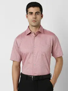 Van Heusen Men Micro Ditsy Printed Spread Collar Pure Cotton Formal Shirt