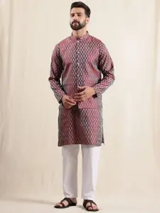 Anouk Men Regular Kurta with Pyjama With Nehru jacket