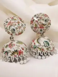 Sangria Oxidised Alloy Artificial Beads Earrings