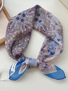 QUECY Women Printed Linen Scarf