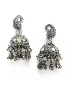 Sangria Oxidised Alloy Artificial Beads Earrings