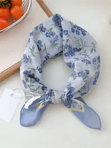 QUECY Women Floral Printed Scarf