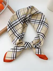 QUECY Women Checked Scarf