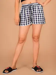 Moda Rapido Women Checked Technology Shorts