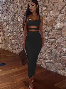 StyleCast Square Neck Top With Skirt Co-Ords