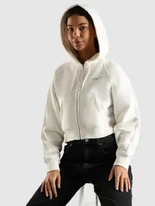 Tommy Hilfiger Europe Women Brand Logo Printed Hooded Sweatshirt