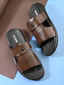 The Roadster Lifestyle Co. Men Casual Comfort Leather Sandals