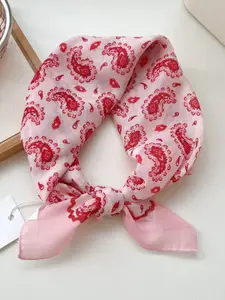 QUECY Women Printed Linen Scarf